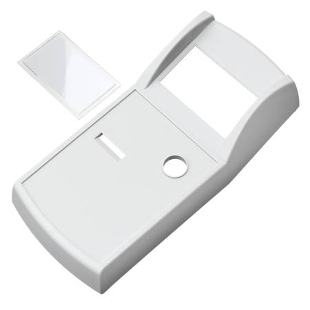 Housing upper part with transparent panel for measuring instrument